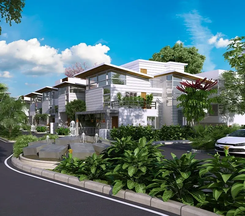 Mana Foliage completed residential apartments - Green living spaces with nature-integrated design and landscaped surroundings in Bangalore