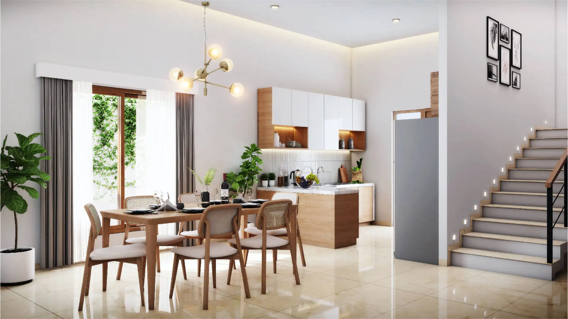 Daintree by Mana villa facade - Australian rainforest-inspired luxury homes Sarjapur Road entrance